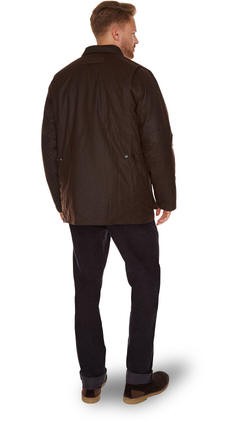 Barbour Bushman Wax Jacket MWX0005BR71-A1551 Brown | Red Rae Town